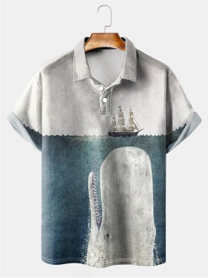 Men's Beluga Casual Short Sleeve Polo Shirt