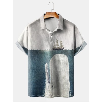 Men's Beluga Casual Short Sleeve Polo Shirt